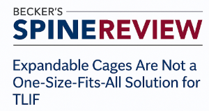 Expandable Cage TLIF